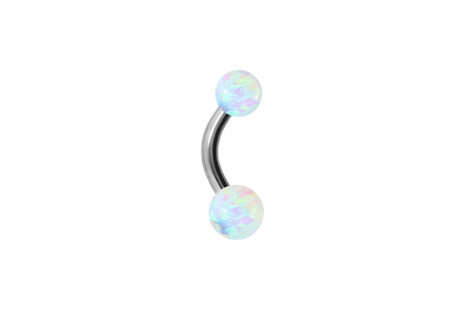 Titan Mini Bananabell Piercing SYNTHETISCHE OPALE